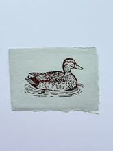 Load image into Gallery viewer, DUCK BLOCK PRINT