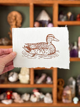 Load image into Gallery viewer, DUCK BLOCK PRINT