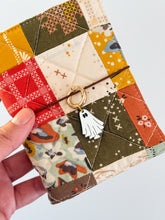 Load image into Gallery viewer, PATCHWORK QUILTED PASSPORT TRAVELERS NOTEBOOK