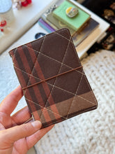 Load image into Gallery viewer, TARTAN 3 QUILTED PASSPORT TRAVELERS NOTEBOOK