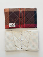 Load image into Gallery viewer, TARTAN 4 QUILTED PASSPORT TRAVELERS NOTEBOOK