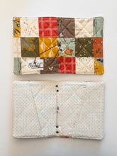 Load image into Gallery viewer, PATCHWORK QUILTED PASSPORT TRAVELERS NOTEBOOK