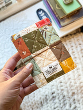 Load image into Gallery viewer, PATCHWORK QUILTED PASSPORT TRAVELERS NOTEBOOK