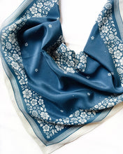 Load image into Gallery viewer, SANTORINI FLORAL SILK BANDANA
