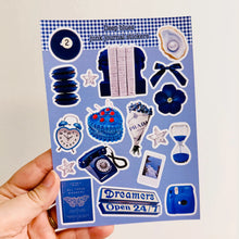 Load image into Gallery viewer, DEEP BLUE STICKER SHEET

