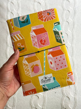 Load image into Gallery viewer, YELLOW JUICE BOX LARGE TRIFOLD

