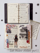 Load image into Gallery viewer, LIST MAKER 1 STICKER SHEET
