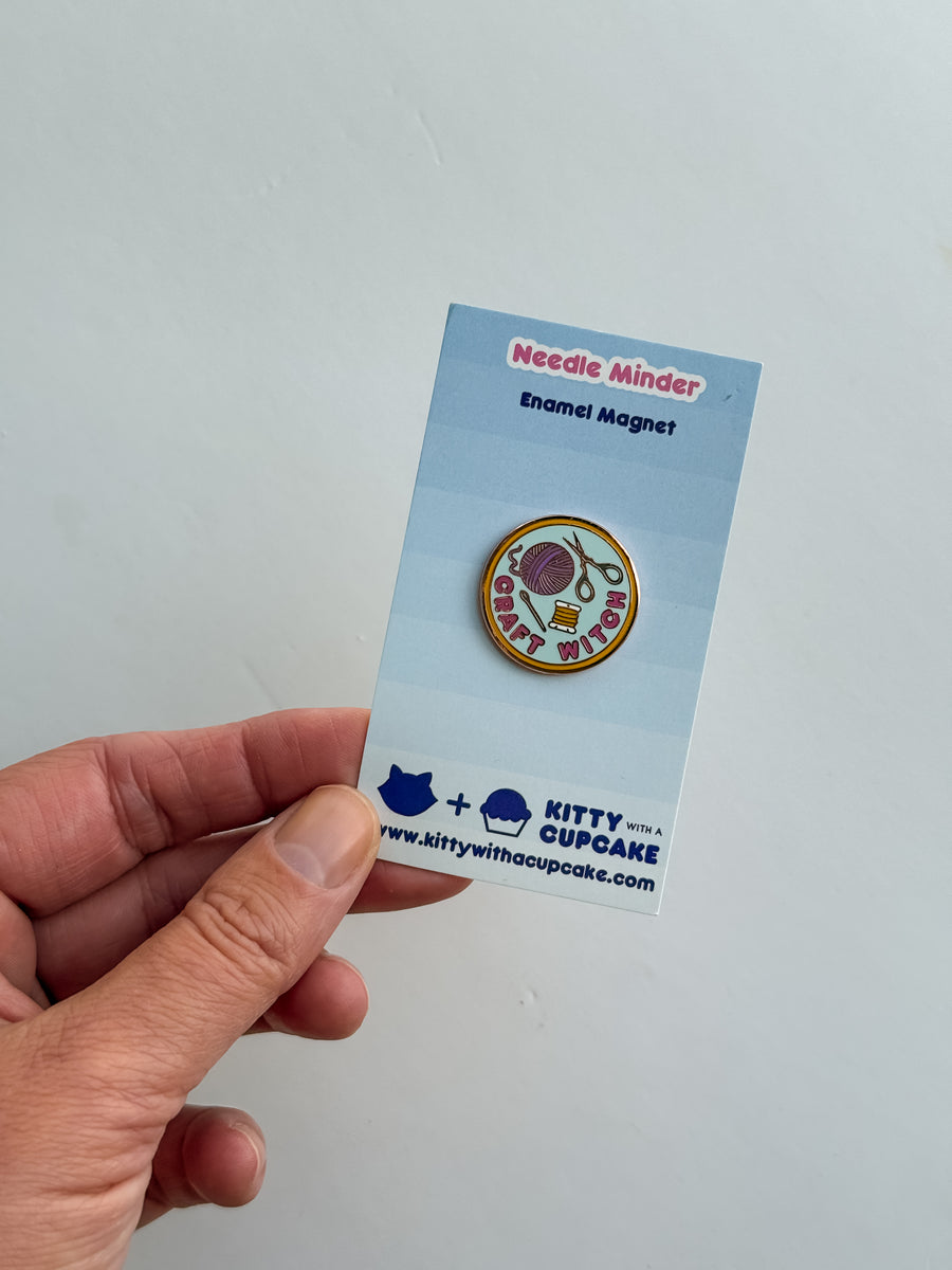 CRAFT WITCH MAGNETIC PIN / NEEDLE MINDER – Mindful Hookup LLC dba ...