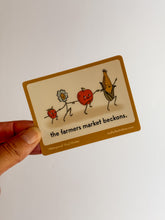 Load image into Gallery viewer, THE FARMERS MARKET BECKONS STICKER
