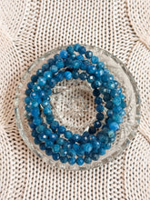 Load image into Gallery viewer, BLUE APATITE CRYSTAL BRACELET
