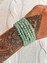 Load image into Gallery viewer, GREEN FLUORITE CRYSTAL BRACELET
