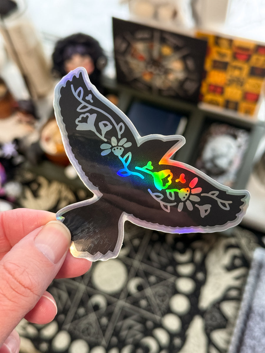 FLORAL OMEN STICKER – Mindful Hookup LLC dba StarSeed Homestead