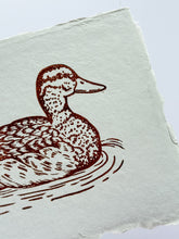 Load image into Gallery viewer, DUCK BLOCK PRINT
