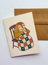 Load image into Gallery viewer, TAILOR BIRD QUILTING NOTE CARD
