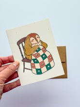 Load image into Gallery viewer, TAILOR BIRD QUILTING NOTE CARD
