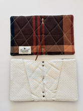 Load image into Gallery viewer, TARTAN 1 QUILTED PASSPORT TRAVELERS NOTEBOOK
