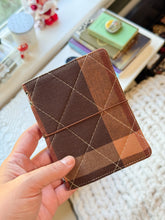 Load image into Gallery viewer, TARTAN 1 QUILTED PASSPORT TRAVELERS NOTEBOOK
