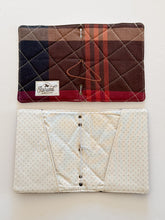 Load image into Gallery viewer, TARTAN 2 QUILTED PASSPORT TRAVELERS NOTEBOOK

