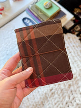 Load image into Gallery viewer, TARTAN 2 QUILTED PASSPORT TRAVELERS NOTEBOOK
