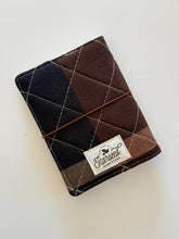 Load image into Gallery viewer, TARTAN 3 QUILTED PASSPORT TRAVELERS NOTEBOOK
