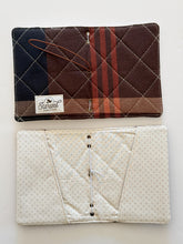 Load image into Gallery viewer, TARTAN 3 QUILTED PASSPORT TRAVELERS NOTEBOOK
