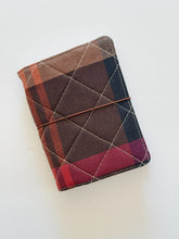 Load image into Gallery viewer, TARTAN 4 QUILTED PASSPORT TRAVELERS NOTEBOOK
