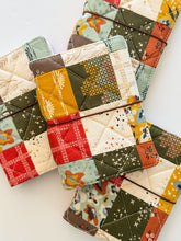 Load image into Gallery viewer, PATCHWORK QUILTED PASSPORT TRAVELERS NOTEBOOK
