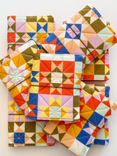 Load image into Gallery viewer, STAR QUILTED PASSPORT TRAVELERS NOTEBOOK
