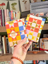 Load image into Gallery viewer, STAR QUILTED PASSPORT TRAVELERS NOTEBOOK
