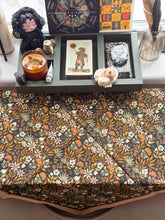 Load image into Gallery viewer, MIDNIGHT GARDEN SILK BANDANA
