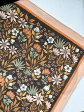 Load image into Gallery viewer, MIDNIGHT GARDEN SILK BANDANA
