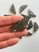 Load image into Gallery viewer, SILVER SHEEN OBSIDIAN BAT
