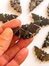 Load image into Gallery viewer, SILVER SHEEN OBSIDIAN BAT
