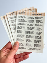 Load image into Gallery viewer, ANXIETY AND PANIC PROMPT STICKER SHEET
