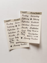 Load image into Gallery viewer, MORNING PRACTICE STICKER SHEET

