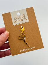 Load image into Gallery viewer, STORK SCISSOR CHARM
