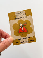 Load image into Gallery viewer, CROISSANT CUTIE ENAMEL PIN
