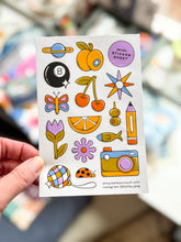 Load image into Gallery viewer, MINI THINGS STICKER SHEET
