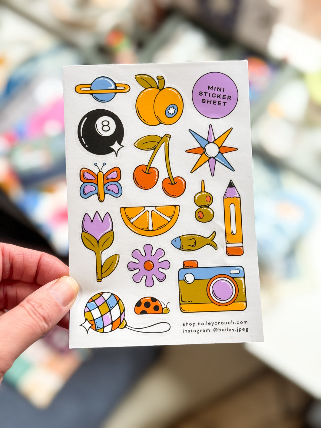 MINI THINGS STICKER SHEET β Mindful Hookup LLC dba StarSeed Homestead