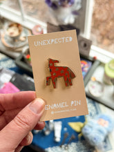 Load image into Gallery viewer, HORSE ENAMEL PIN RED
