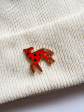 Load image into Gallery viewer, HORSE ENAMEL PIN RED
