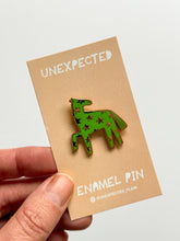 Load image into Gallery viewer, HORSE ENAMEL PIN GREEN

