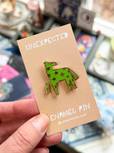 Load image into Gallery viewer, HORSE ENAMEL PIN GREEN
