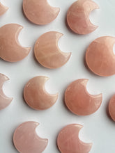Load image into Gallery viewer, ROSE QUARTZ CRESCENT MOON CRYSTAL
