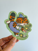 Load image into Gallery viewer, TIGER BOOK LOVER STICKER
