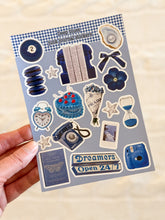 Load image into Gallery viewer, DEEP BLUE STICKER SHEET
