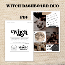 Load image into Gallery viewer, WITCH DASHBOARD SET PRINTABLE
