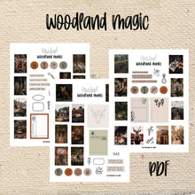 Load image into Gallery viewer, WOODLAND MAGIC PRINTABLE JOURNAL KIT
